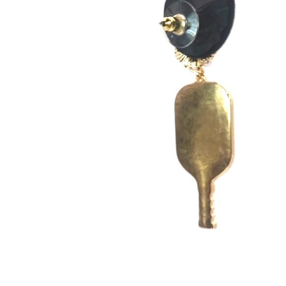 Pickleball Paddle Drop Earrings - Picture 5 of 5